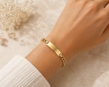 9K Yellow Gold ID Bracelet