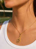 10K tennis racquet charm