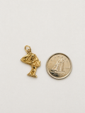 10K Gold Nefertiti Profile Charm