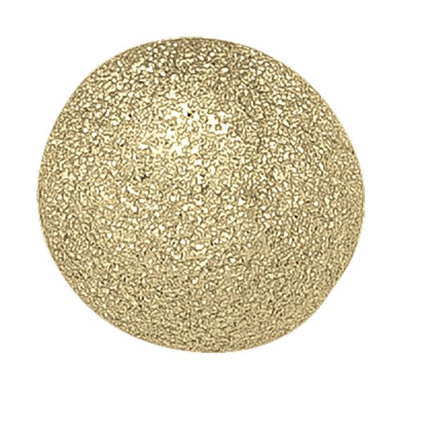 14k yellow gold disco ball earrings