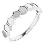 Geometric Ring - Sterling Silver