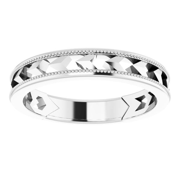 Geometric Band - Sterling Silver