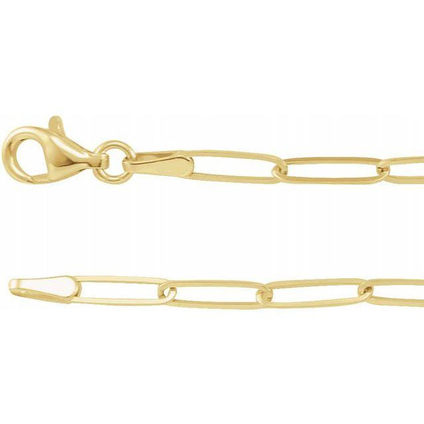 14k PaperClip Chain