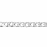 Sterling Silver 5.70mm Curb Chain - 24"