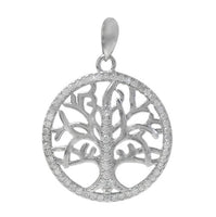 Sterling Silver Tree of Life Pendant on 18" Chain