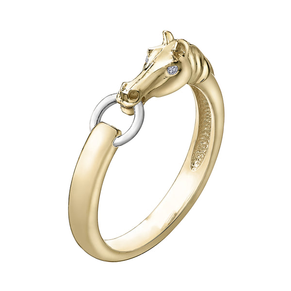 Solid Gold Horse Seal Ring – atelierdivin