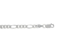 Sterling Silver 3.8mm figaro chain