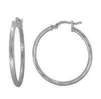 Sterling Silver Hoops - Twist Design