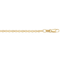 10K Yellow Gold 2mm Cable Chain - 20"