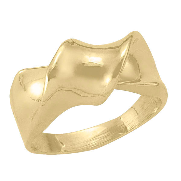 Free-Form Design Ring - 10k Yellow Gold