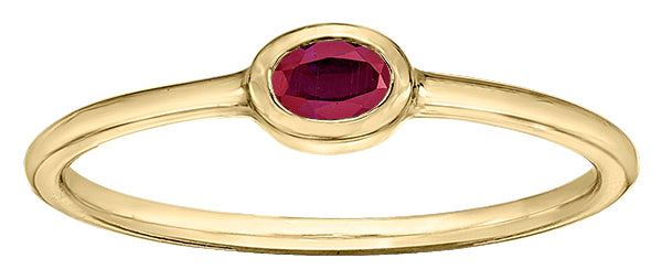 10k Gold Ruby Ring