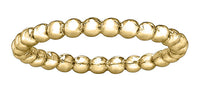 10k Yellow Gold Beaded-Design Band