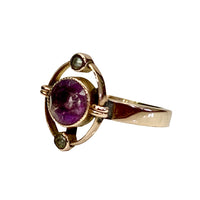 10k amethyst ring