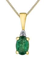 10K Emerald Necklace
