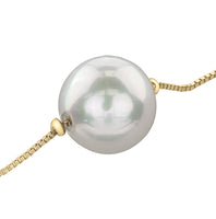 10K Single Pearl Necklace