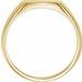 Signet Ring (Rectangle) - 10K Yellow Gold